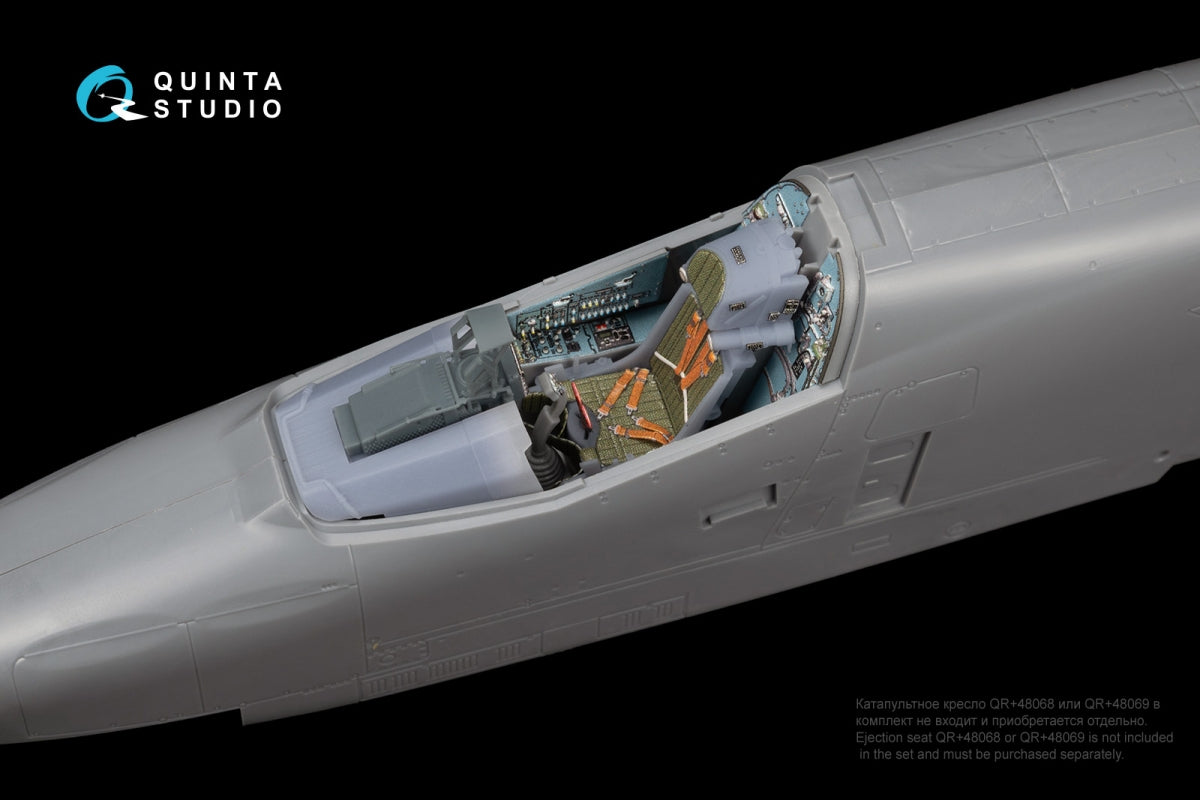 Quinta Studio QD+48438 Su-25SM/SM3 3D-Printed coloured Interior on decal paper (Zvezda/Quinta Models/Arma Models) 1/48 – imagen 10