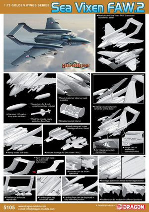 Cyber Hobby 5105 Sea Vixen FAW.2 1/72 – imagen 2