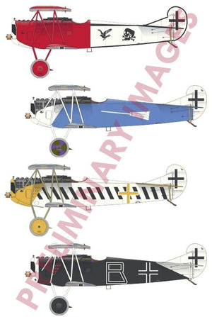 Eduard 7407 Fokker D.VII (OAW) Weekend edition 1/72 – imagen 3