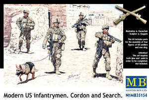 Master Box 35154 Modern US infantrymen Cordon and Search 1/35