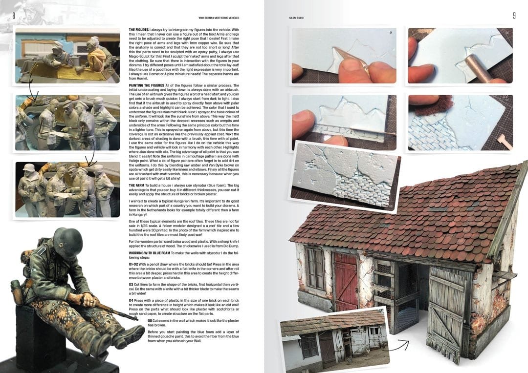 AK Interactive 514 WWII GERMAN MOST ICONIC SS VEHICLES. VOLUME 1 – immagine 5