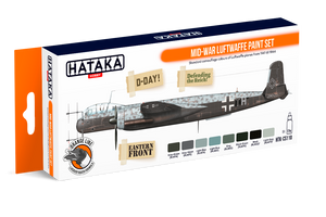 Hataka Hobby HTK-CS110 Mid-War Luftwaffe Paint Set (8x17ml) – immagine 2