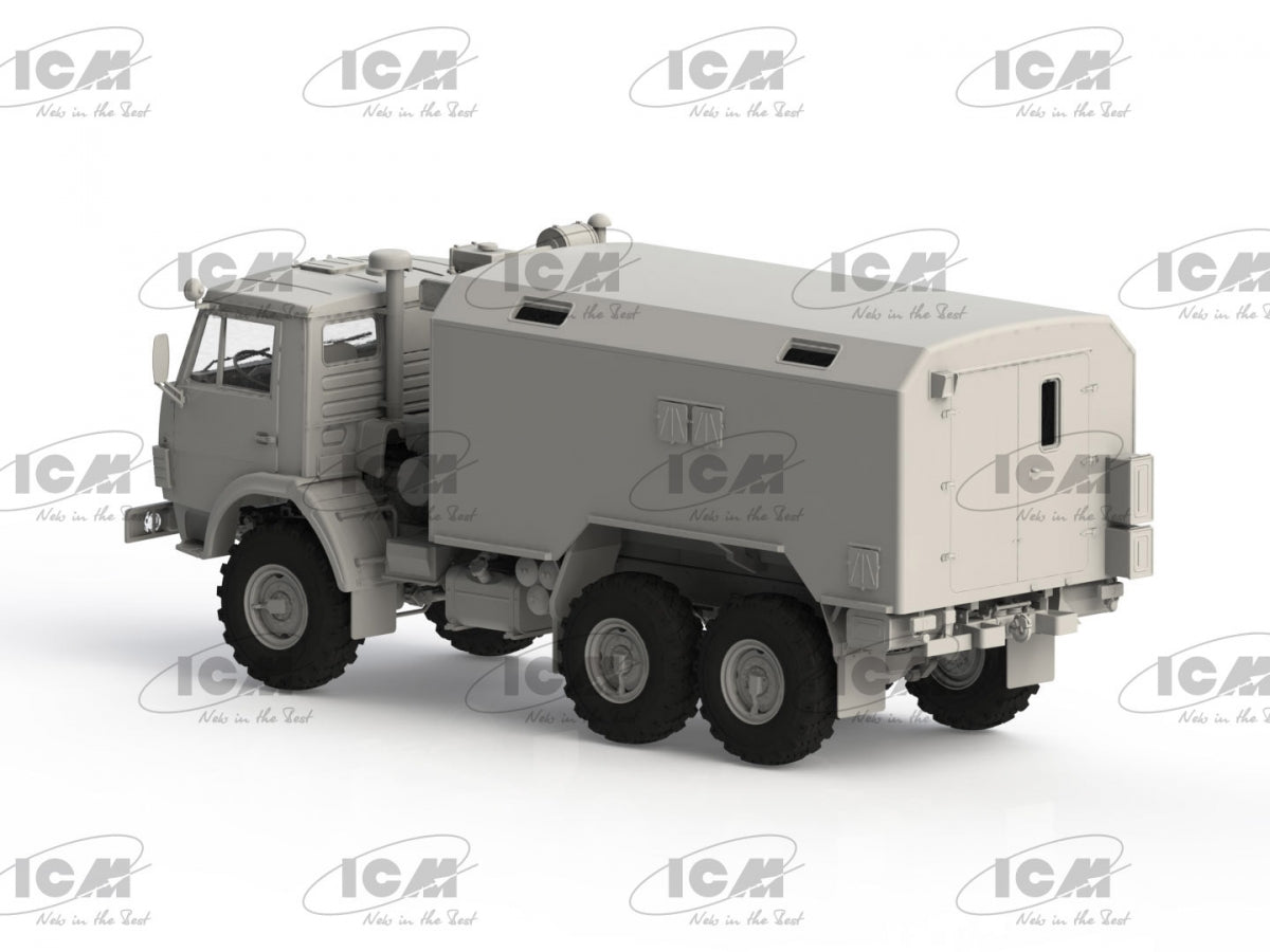 ICM 35004 KAMAZ-4310 Ukrainian Military Box Truck 1/35 – imagen 5