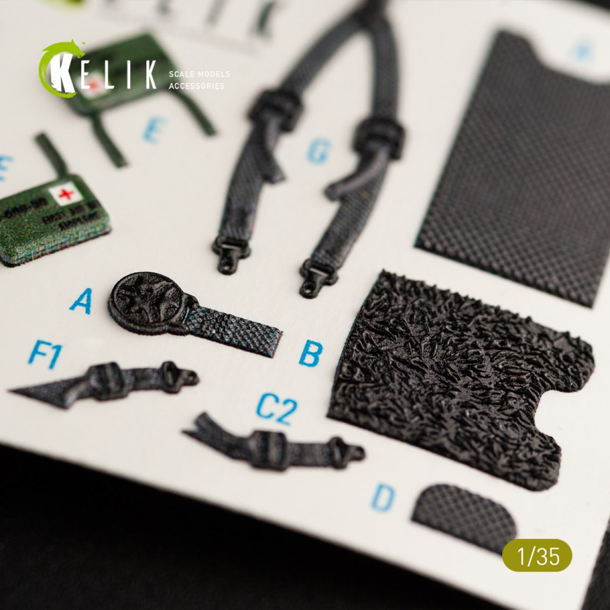 KELIK K35016 HH-60H RESCUE HAWK INTERIOR 3D DECALS FOR KITTY HAWK KIT 1/35 – imagen 9