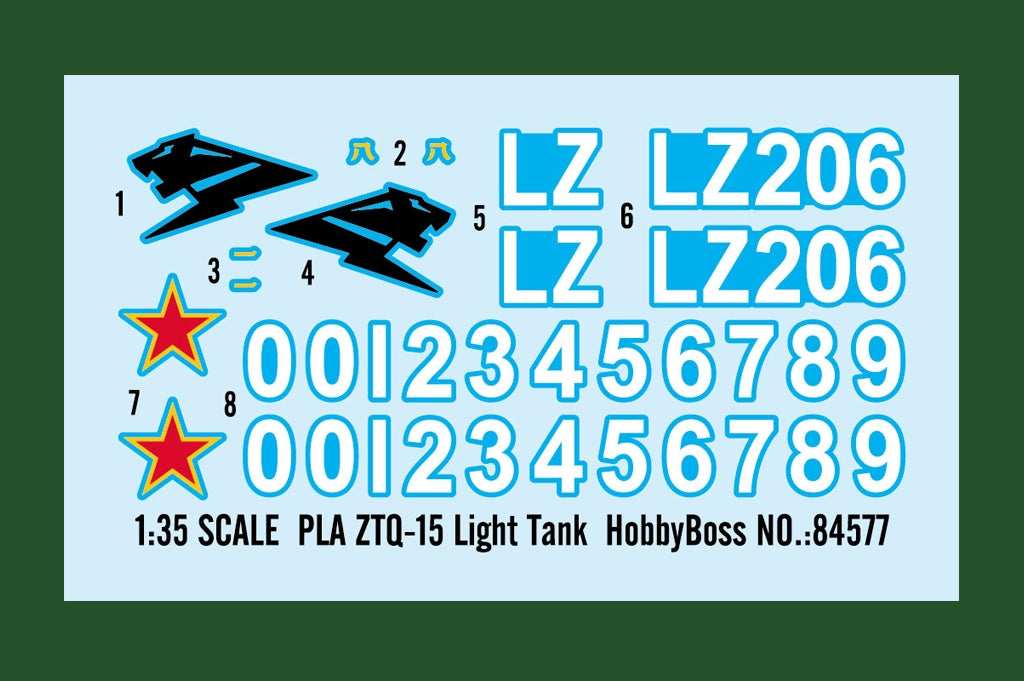 Hobby Boss 84577 PLA ZTQ-15 Light Tank 1/35 – imagen 4
