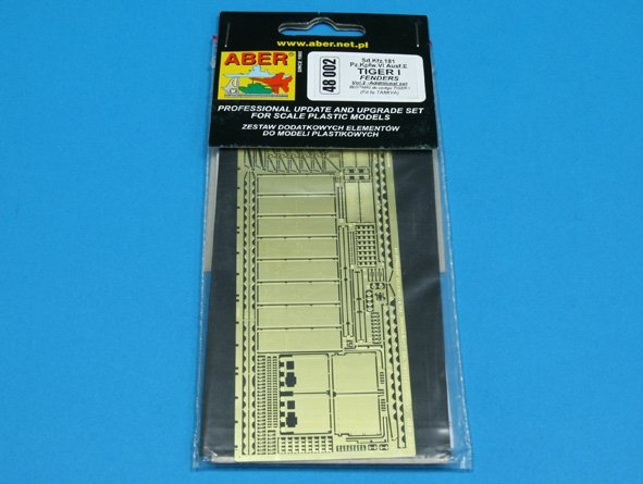 Aber 48002 Sd.Kfz.181 Pz.Kpfw.VI Ausf.E Tiger I early production - vol. 2 - additional set - fenders 1/48 – imagen 3
