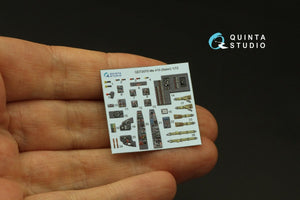 Quinta Studio QD72070 Me 410 3D-Printed &amp;amp; coloured Interior on decal paper (Italeri) 1/72 – imagen 6