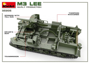 Miniart 35206 M3 Lee première production avec intérieur 1/35 – image 5