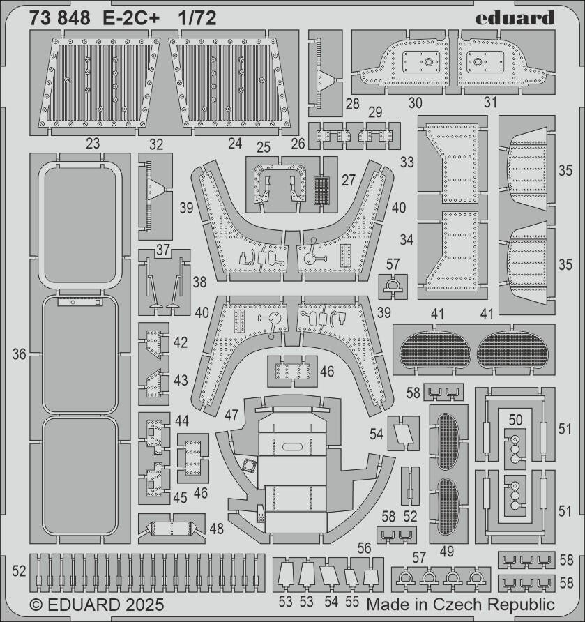 Eduard 73848 E-2C+ Heller 1/72 – immagine 2