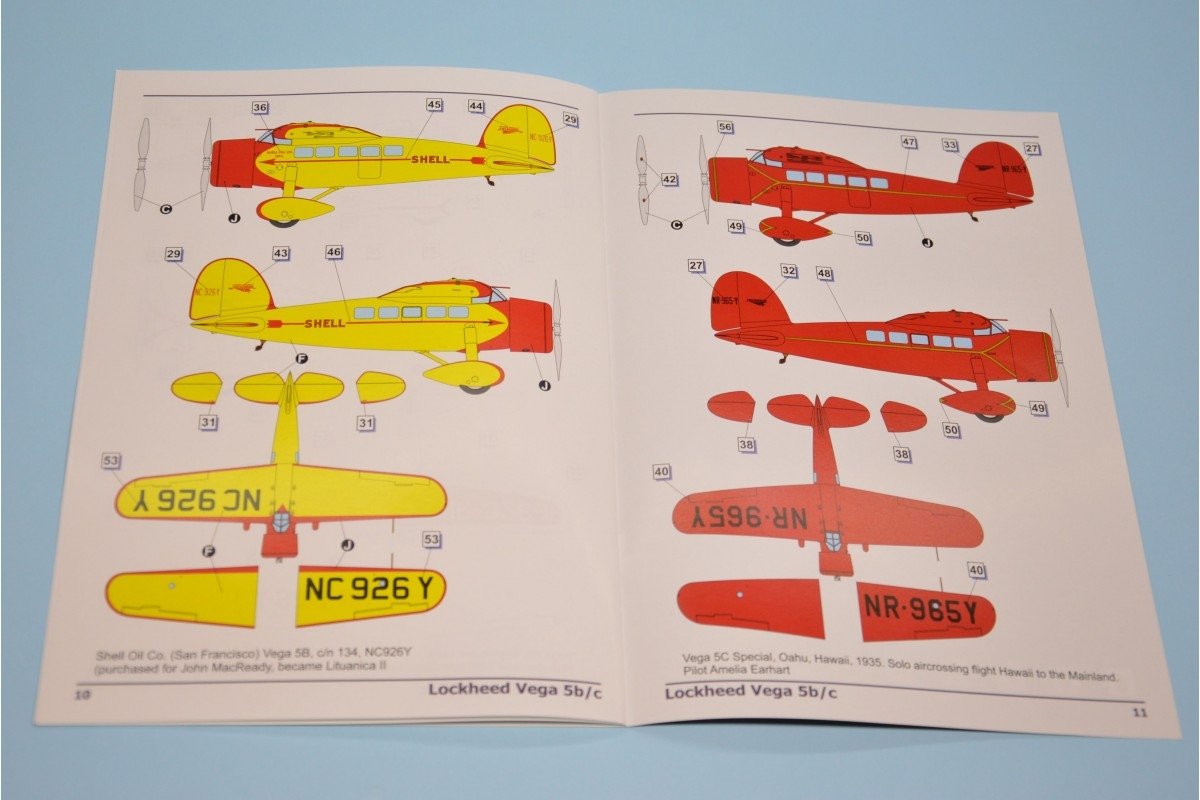 Dora Wings 48024 Lockheed Vega 5C 1/48 – imagen 6