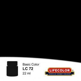 Lifecolor LC72 Noir Satiné Brillant Basique 22 ml