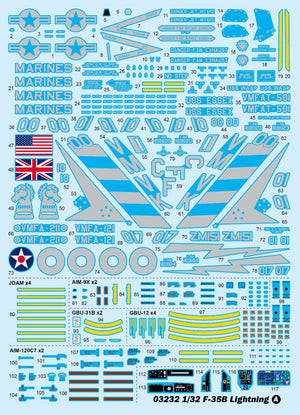 Trumpeter 03232 F-35B Lightning 1/32 – image 6