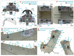 Quinta Studio QD32039 F-4E 3D-Printed &amp;amp; coloured Interior on decal paper (Revell) 1/32 – imagen 13