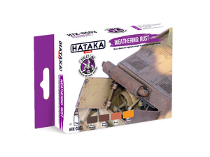 Hataka HTK-DS03 Weathering: Rust 4x17ml – imagen 2