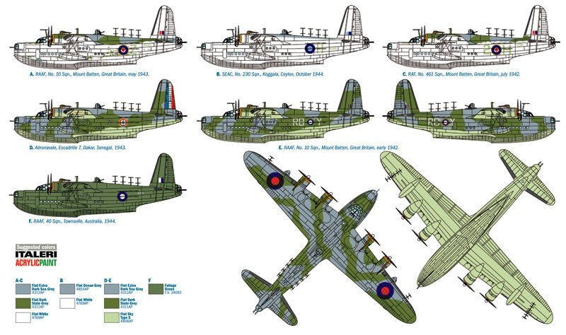 Italeri 1352 SUNDERLAND Mk.III 1/72 – imagen 2