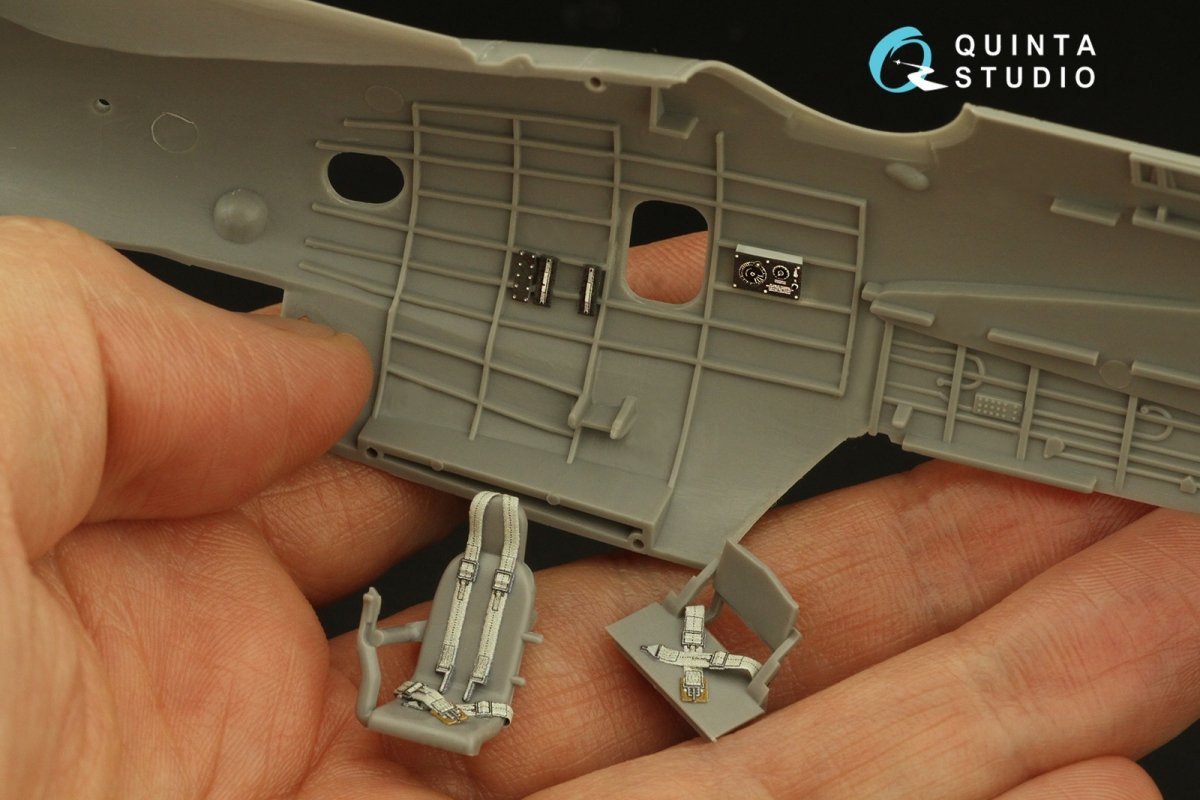 Quinta Studio QD48385 TBM-3 Avenger 3D-Printed &amp;amp; coloured Interior on decal paper (Accurate miniatures/Academy) 1/48 – imagen 12