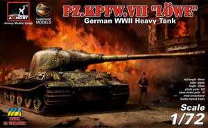 Armory Models 72201 Pz.VII Löwe – German WWII prototype heavy tank 1/72