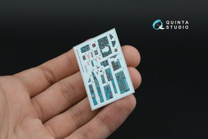 Quinta Studio QD+48581 MiG-21bis late Fishbed-N 3D-Printed &amp;amp; coloured Interior on decal paper (Eduard) (with 3D-printed resin parts) 1/48 – Bild 2