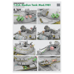 Rye Field Model 2055 T-55A Medium Tank Mod. 1981 for RFM5098 - Upgrade Solution 1/35 – image 3
