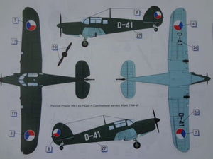 Dora Wings 72003 Percival Proctor Mk.1 Czechoslovakia 1/72 – Bild 2