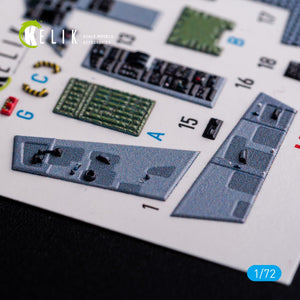 KELIK K72091 F-15C - interior 3D decals for FineMolds kit 1/72 – imagen 6