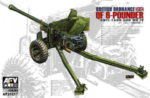 AFV Club 35217 British Mk.4 6pdr Anti-tank Gun 1/35