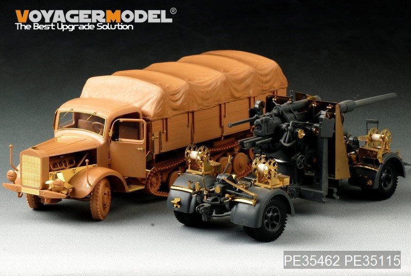 Voyager Model PE35115 88mm FLAK 36/37 wih Zundapp (For TAMIYA 35017/35283) 1/35 – zdjęcie 5