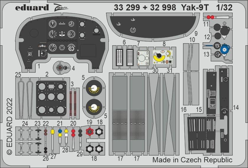Eduard BIG33144 Yak-9T ICM 1/32  – image 4