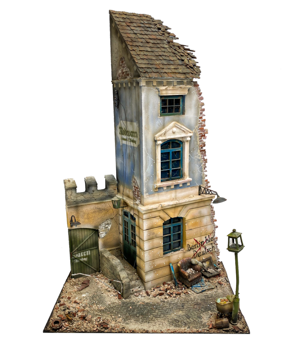 RT-Diorama 35025 Diorama-Base: German Town House 1/35 – imagen 2