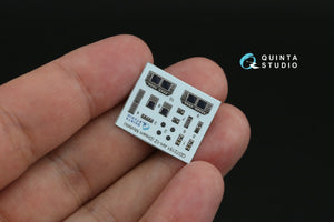 Quinta Studio QD+72191 AH-1Z 3D-Printed &amp; coloured Interior on decal paper (Dream Model) 1/72