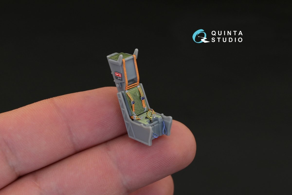 Quinta Studio QD48101 EMB-314 Super Tucano 3D-Printed &amp;amp; coloured Interior on decal paper (for HobbyBoss kit) 1/48 – immagine 11