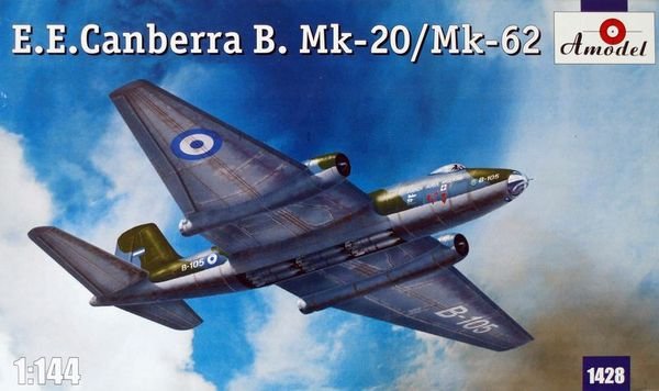 A-Model 01428 British bomber E.E.Canberra B. Mk-20/Mk-62 1/144