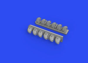 Eduard 632161 P-40E exhaust stacks TRUMPETER 1/32 – zdjęcie 3