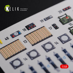 KELIK K48093 CH-47F interior 3D decals for Italeri kit 1/48 – Bild 10