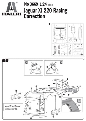 Italeri 3669 Jaguar XJ 220 Racing 1/24 – image 5