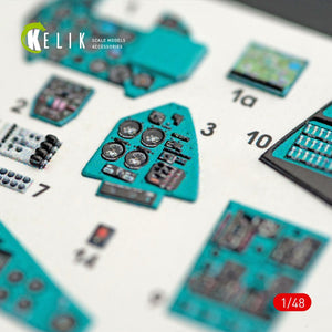 KELIK K48023 MI-24V INTERIOR 3D DECALS FOR ZVEZDA KIT 1/48 – Bild 3