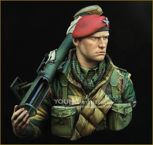 Young Miniatures YM1871 British Airborne WWII with PIAT 1/10 – Bild 8