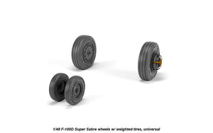 Armory Models AW48316 F-100D Super Sabre wheels w/ weighted tyres 1/48 – Bild 3