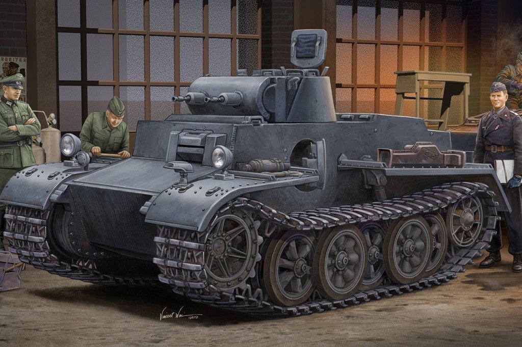 Hobby Boss 83804 Pz.Kpfw.I Ausf.F allemand (VK18.01) - Première version (1/35)