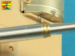 Aber 35L-269 German 8,8cm Two part Pak 43/3 L/71 barrel for Jagdpanther Ausf G1 late &amp;amp; G2 1/35 – immagine 6