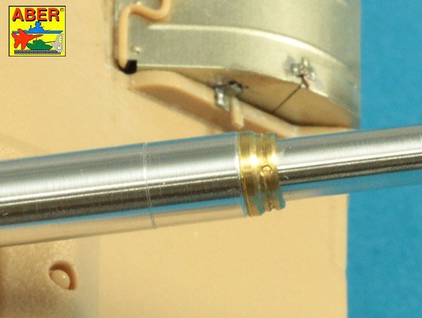 Aber 35L-269 German 8,8cm Two part Pak 43/3 L/71 barrel for Jagdpanther Ausf G1 late &amp;amp; G2 1/35 – immagine 6