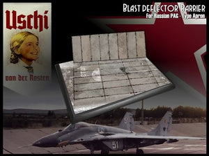 Uschi 3034 Scenic display: Russian PAG-Type Taxiway and Tarmac, Rectangular, BLAST WALL EDITION 1/72 – zdjęcie 2