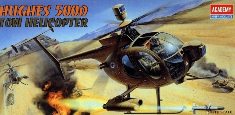 Hélicoptère Academy 12250 500D TOW (1/48)