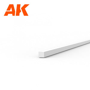 AK Interactive AK6507 STRIPS 0.50 X 0.50 X 350MM – STYRENE STRIP – (10 UNITS) – imagen 2