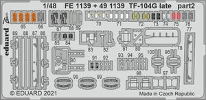 Eduard 491139 TF-104G late for Kinetic Model 1/48 – imagen 3
