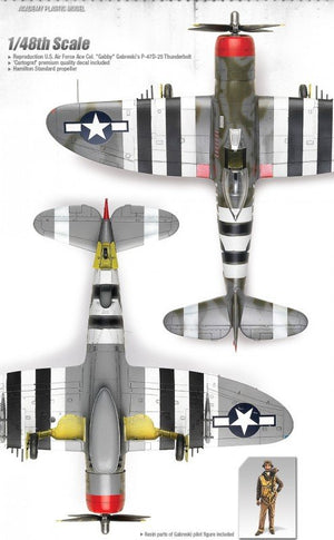 Academy 12222 P-47D Thunderbolt (GABRESKI)1/48 – immagine 4
