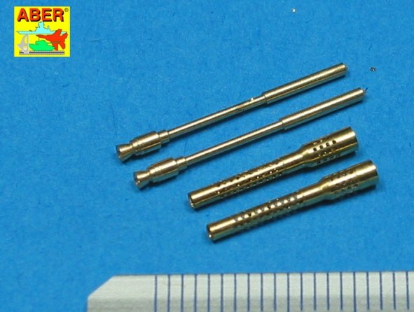 Aber A32006 Set of 2 barrels for German 13mm aircraft machine guns MG 131 (middle type) 1/32 – imagen 2