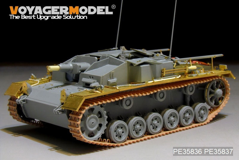 Voyager Model PE35837 WWII German StuG.III Ausf.E fenders For DRAGON 6688 1/35 – imagen 3