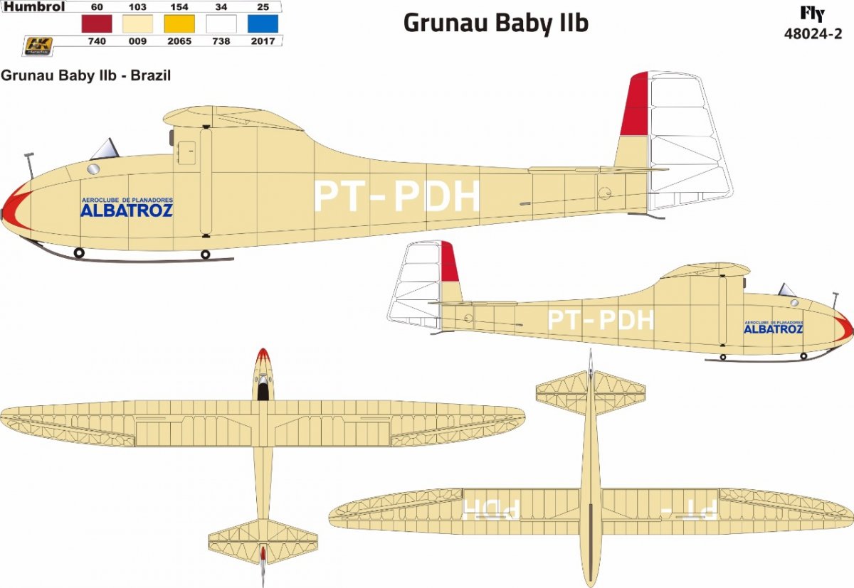 Fly 48024 Grunau Baby IIB Brasil vol. 1,2 1/48 – zdjęcie 5
