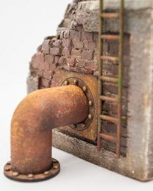 RT-Diorama 35300 Cheminée d&amp;#39;usine en ruine 1/35 – image 7